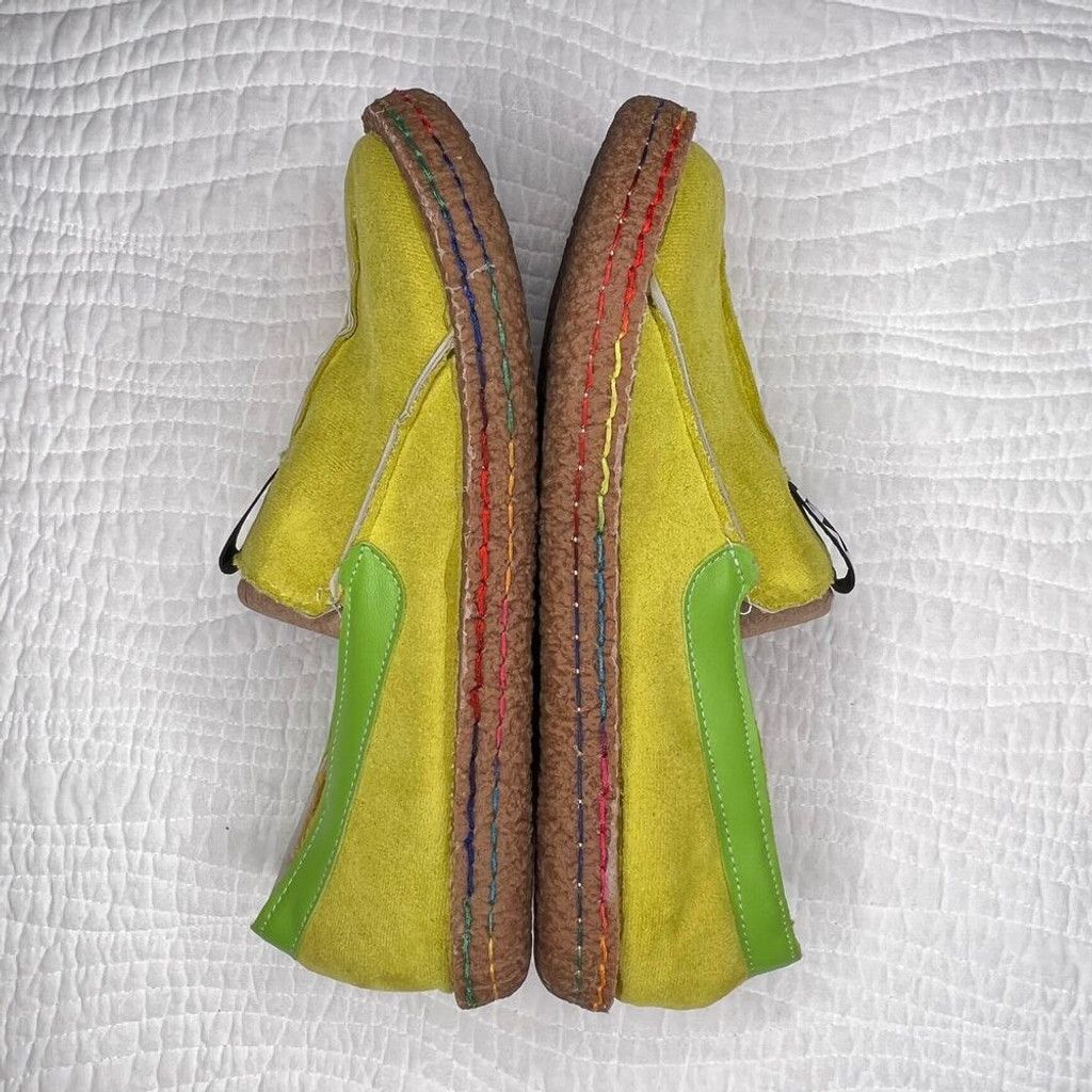 The Unbranded Brand Ovelo Tezoo Rainbow Loafers Womens 8.5 Unisex Vegan Suede Size US 8.5 / IT 38.5 - 3 Thumbnail