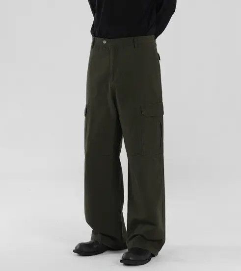 Japanese Brand Green Washed Vintage Straight Casual Work Jeans Size US 32 / EU 48 - 8 Thumbnail