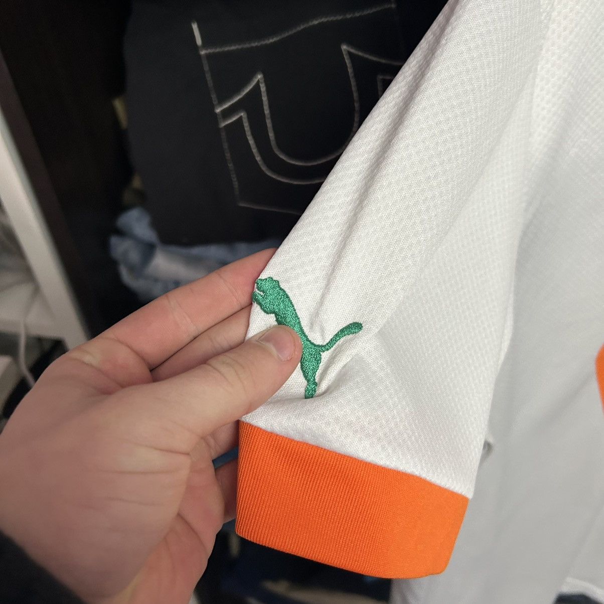 Puma Mens Cote Divoire Ivory Coast 2022 home soccer jersey sizeXL Size US XL / EU 56 / 4 - 6 Thumbnail