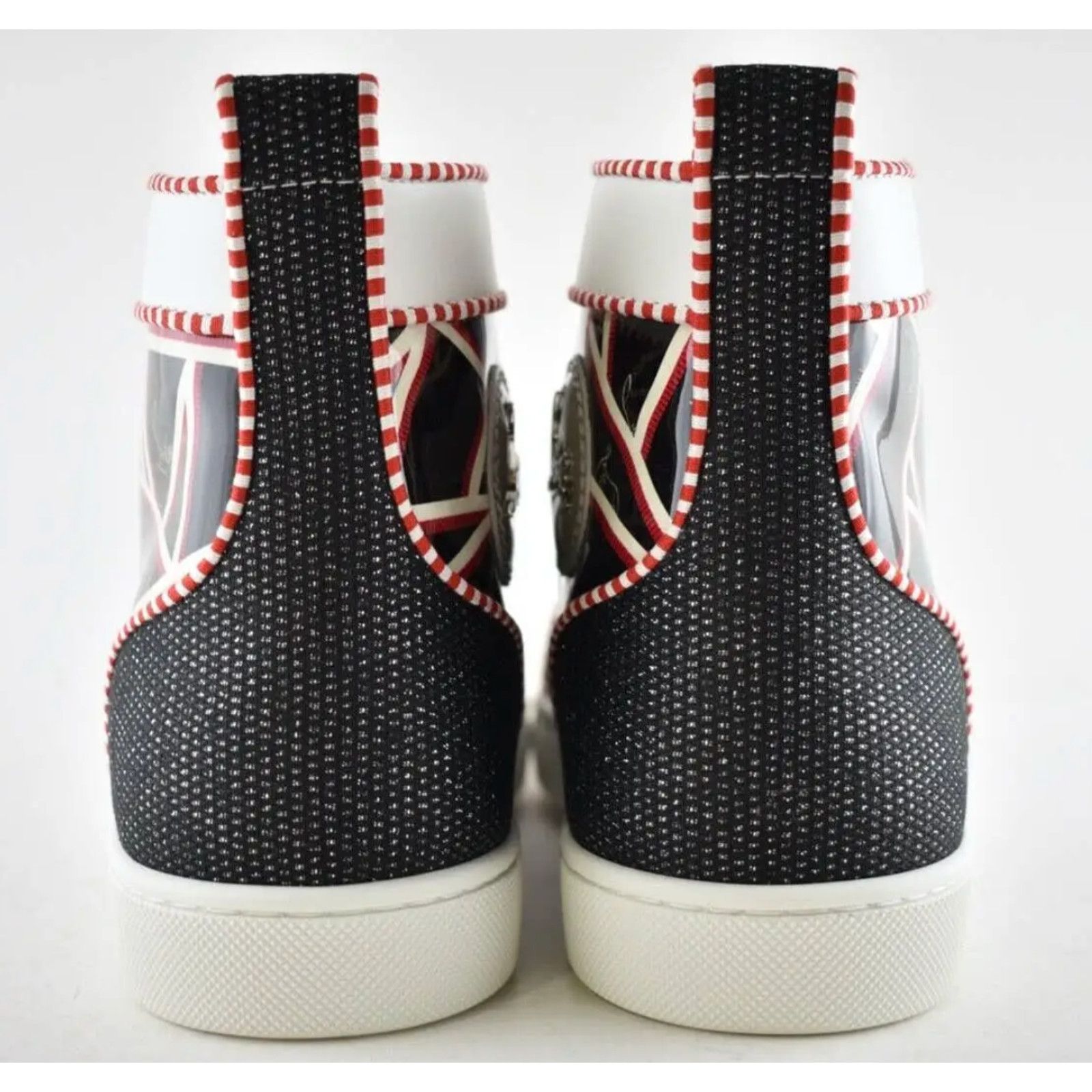 Christian Louboutin Christian Louboutin Mens Lou Spikes Orlato Flat Black Size US 9.5 / EU 42-43 - 11 Thumbnail