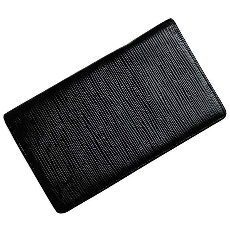 Louis Vuitton LOUIS VUITTON Black Leather Size ONE SIZE - 1 Thumbnail