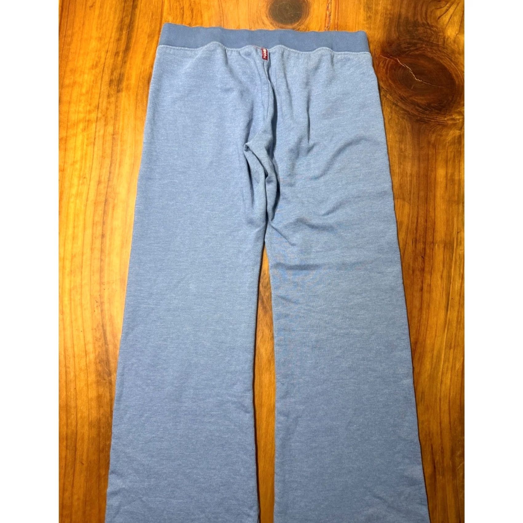 Hard Tail Vintage Hard Tail pant Medium Blue Cotton Y2K Wide leg Pull on Drawstring Low Rise V9 Size 32" / US 10 / IT 46 - 5 Thumbnail