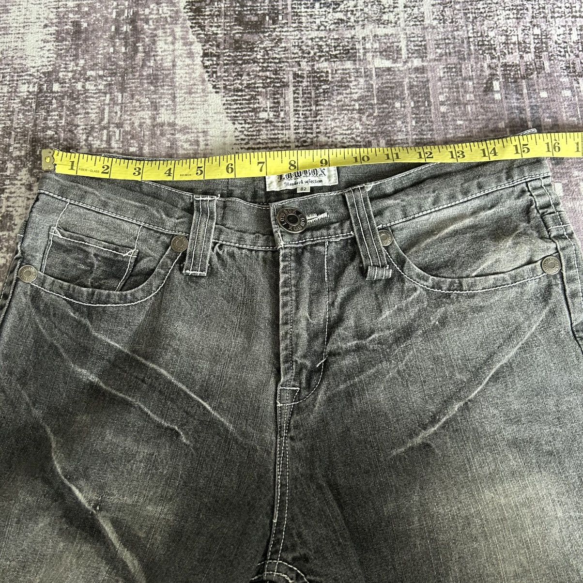 LOWBOX Y2k Lowbox Washed Jeans Size US 31 - 12 Thumbnail