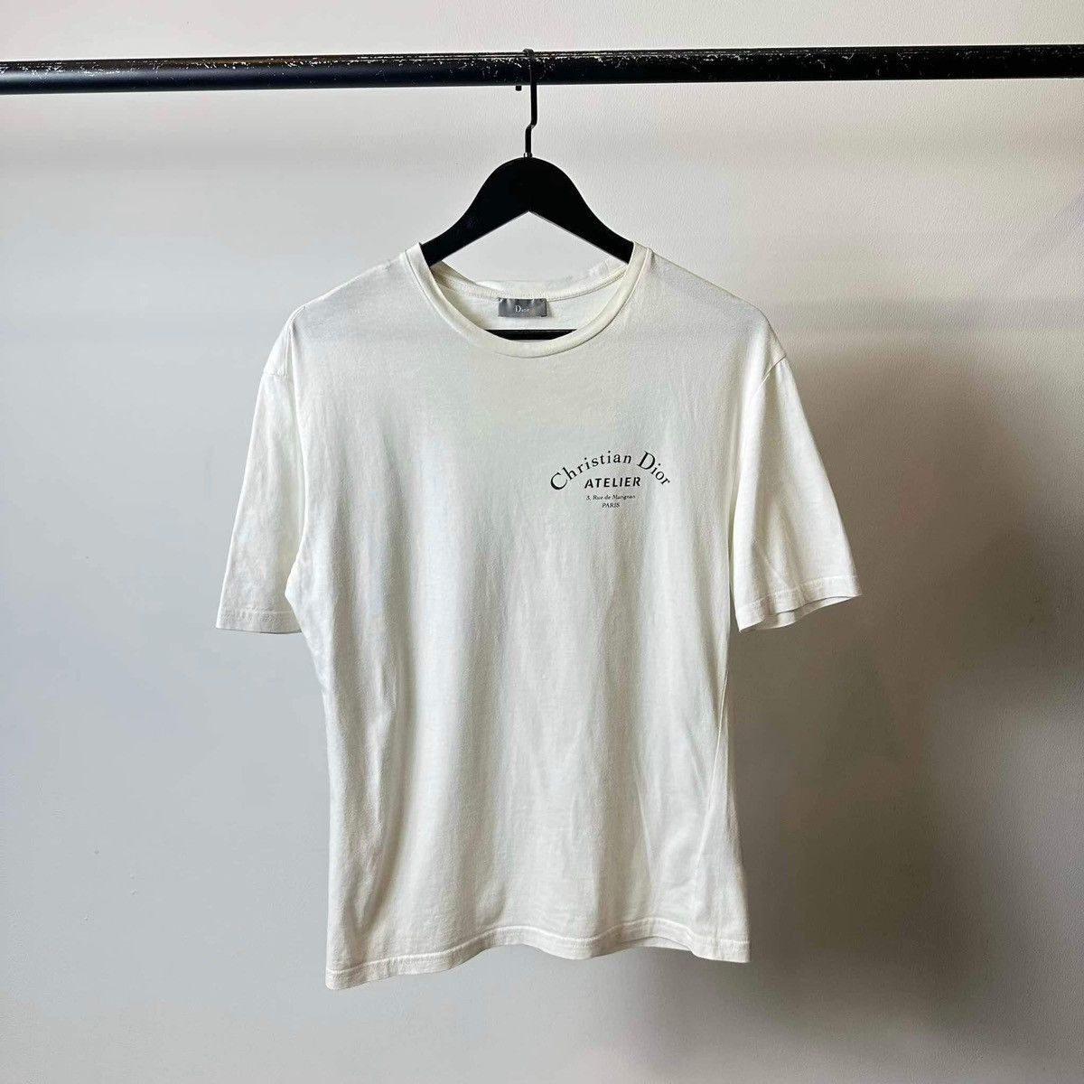 Dior DIOR LOGO WHITE T SHIRT Size US XS / EU 42 / 0 - 2 Thumbnail