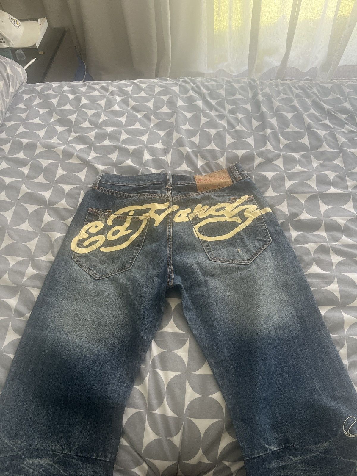 Ed Hardy Ed Hardy Embroidered Stone-washed Jeans Size US 32 / EU 48 - 3 Thumbnail