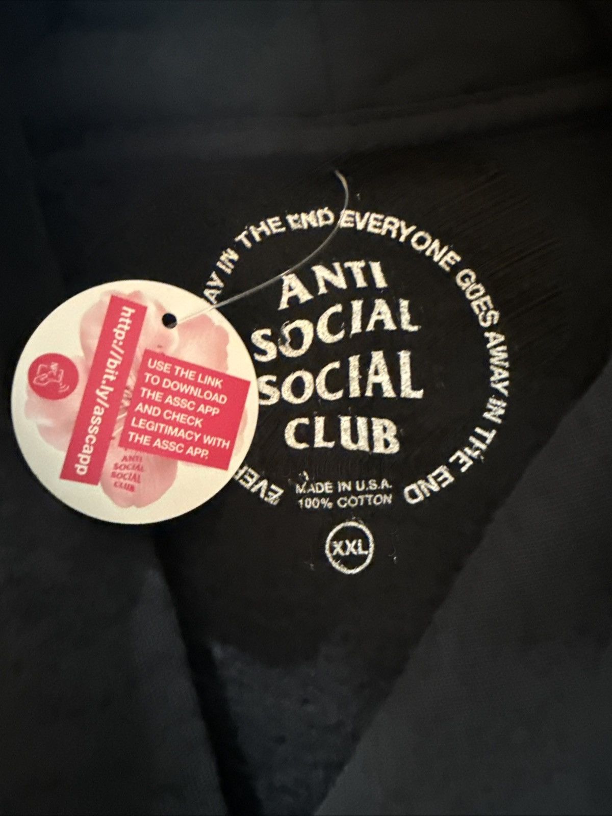 Anti Social Social Club × Fragment Design Anti Social Social Club x Fragment Bolt Hoodie XXL Black Size US XXL / EU 58 / 5 - 4 Thumbnail