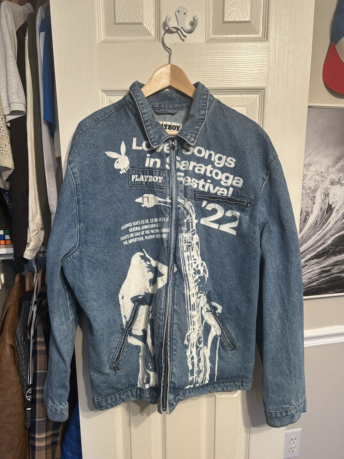 Pacsun × Playboy × Vintage Playboy x Pacsun Saratoga Festival Jacket Size US XL / EU 56 / 4 - 1 Thumbnail