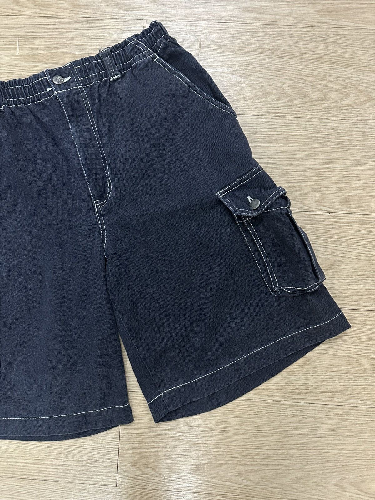 Japanese Brand Rare Raton Laveur Gorpcore Multi Pocket Baggy Cargo Jorts Size US 34 / EU 50 - 4 Thumbnail