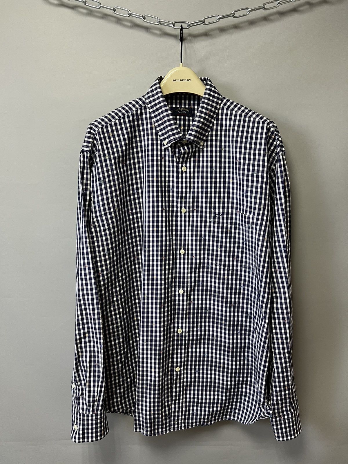 Paul & Shark Paul & Shark Check Pocket Button Up Shirt Men’s Size US XL / EU 56 / 4 - 1 Thumbnail