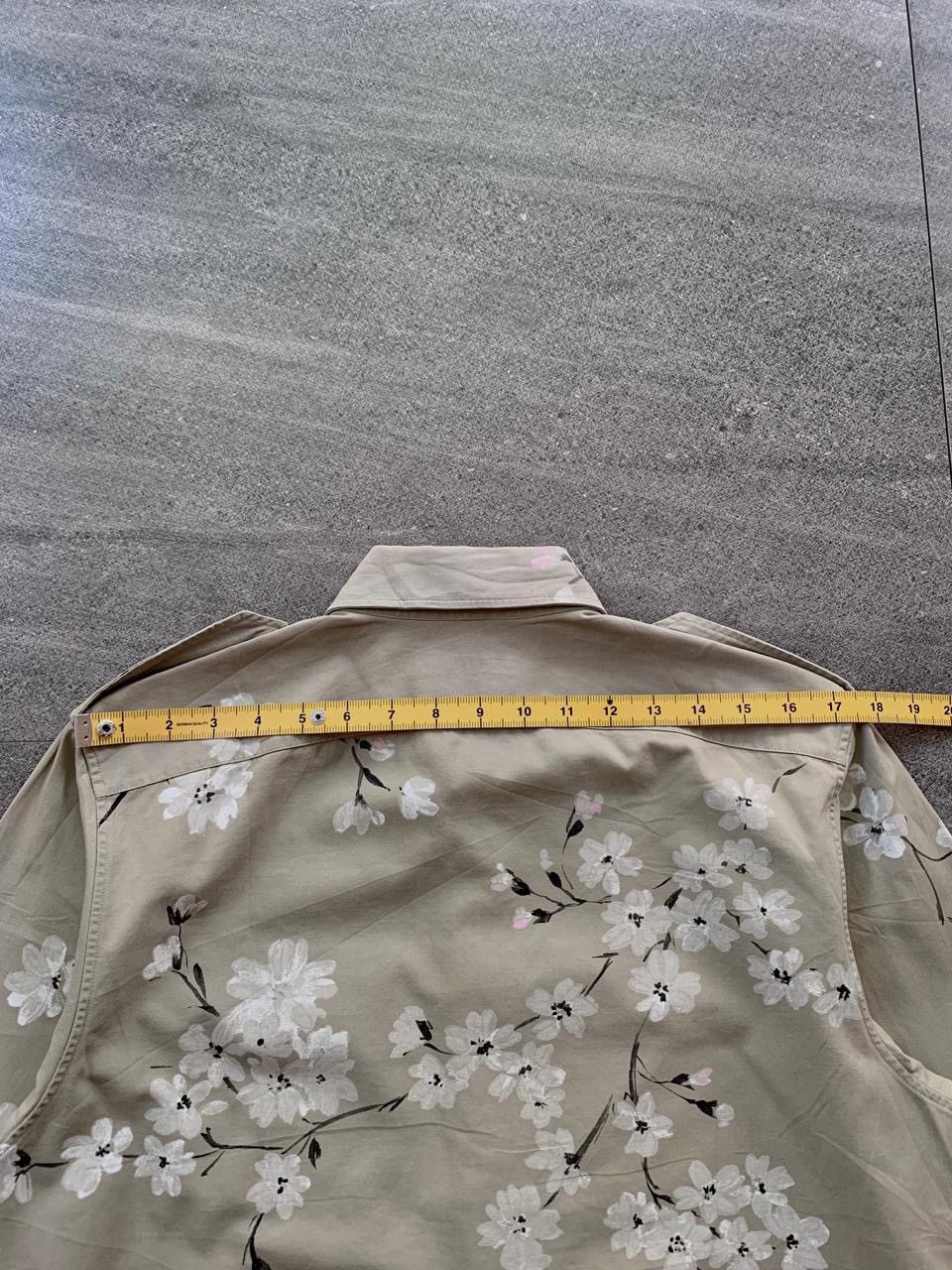 Gucci FREE TAX! SS 2003 Painted Floral Military Shirt by Tom Ford Size US S / EU 44-46 / 1 - 14 Thumbnail