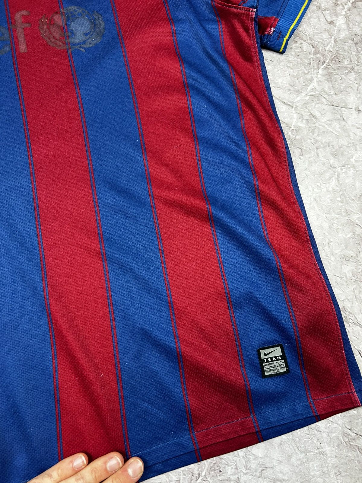 Nike FC BARCELONA 2010/2011 HOME FOOTBALL SOCCER JERSEY NIKE XLL Size US XXL / EU 58 / 5 - 10 Thumbnail