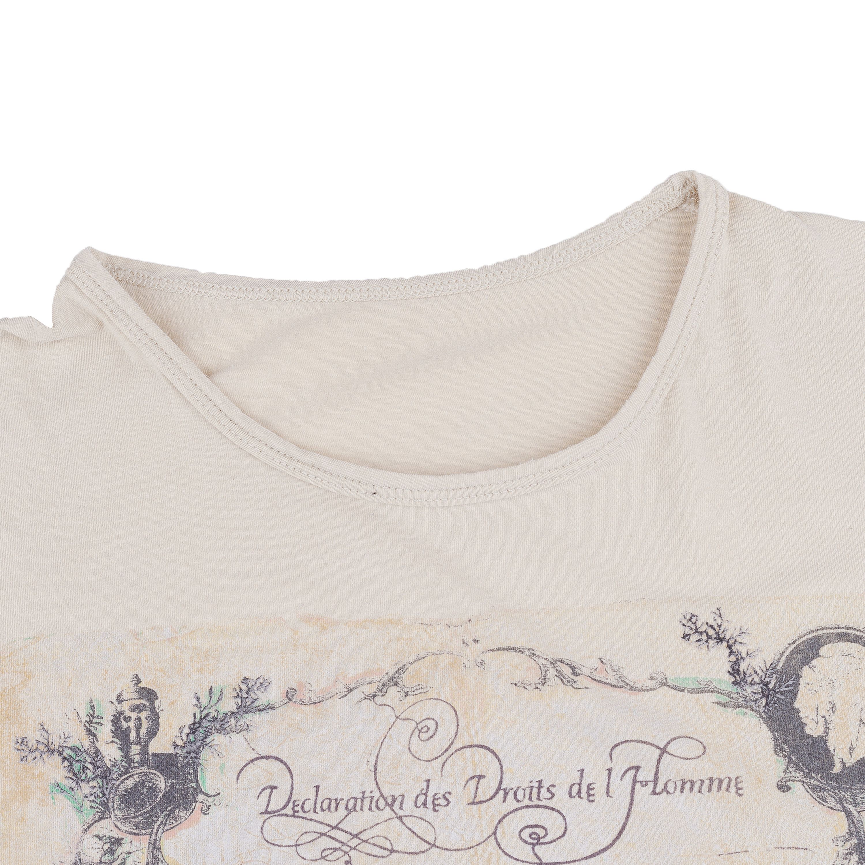 plein sud Plein Sud “Declaration des Droits de L’Homme” T-Shirt Size S / US 4 / IT 40 - 4 Thumbnail