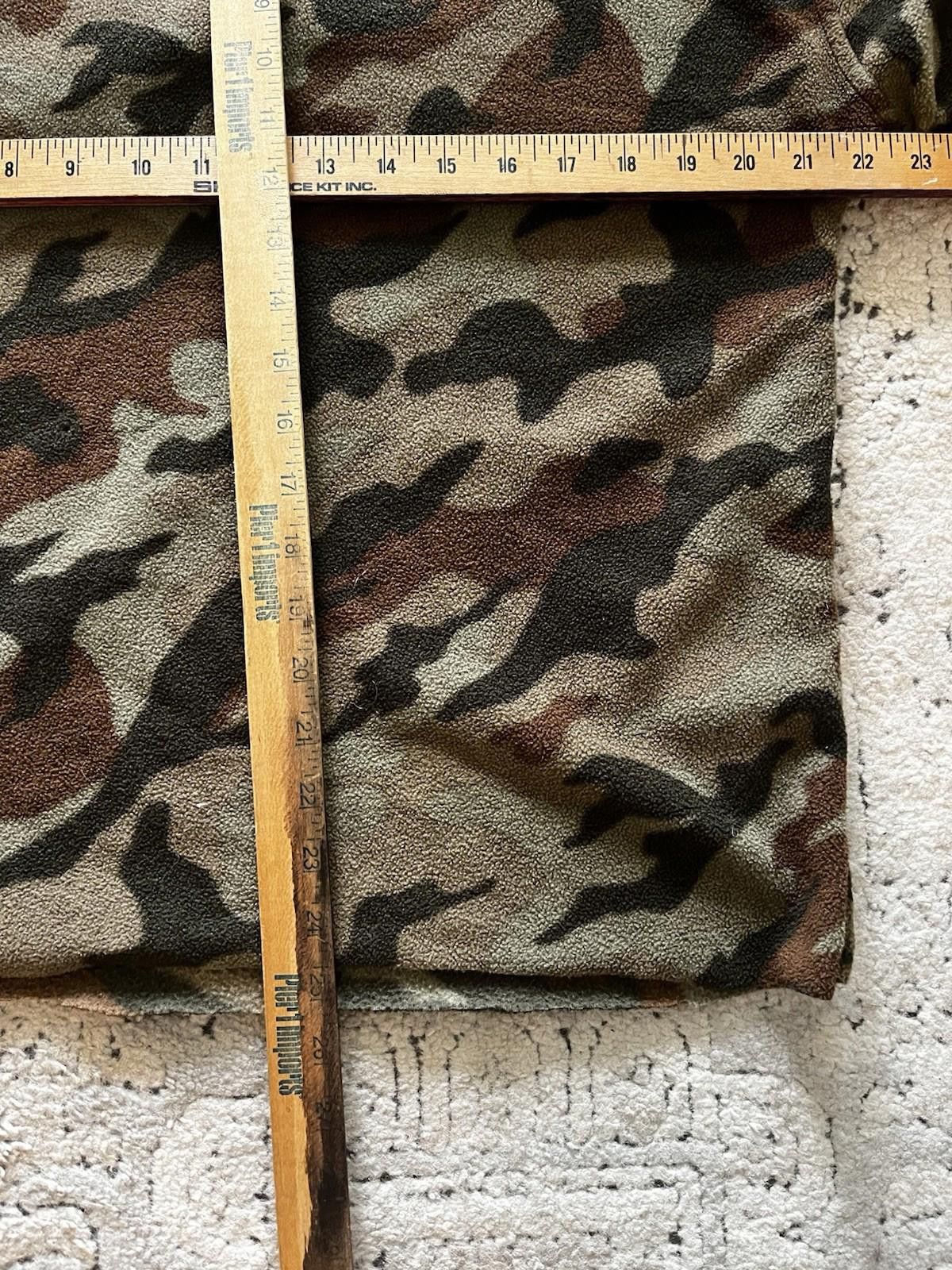 Starter Starter Fleece Jacket Mens XL Long Sleeve Camo Print 1/4 Zip Size US XL / EU 56 / 4 - 4 Thumbnail