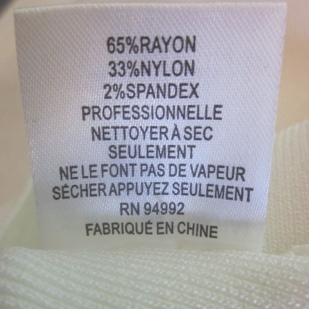 Jonathan Simkhai Jonathan Simkahi Pullover Top Ivory White Knit Size S Shoulder Details Size S / US 4 / IT 40 - 8 Thumbnail