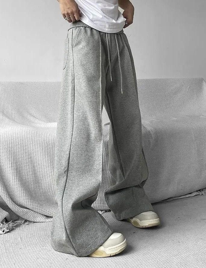 Vintage Baggy Striped WIde Leg Pants Size US 32 / EU 48 - 2 Thumbnail