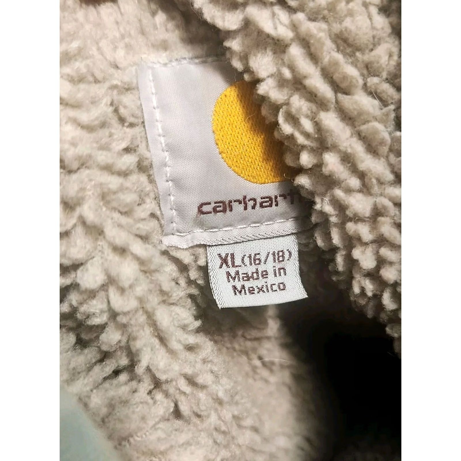 Carhartt Carhartt Jacket Women's XL Sherpa Hooded Sierra Sandstone Blue AO5 Size XL / US 12-14 / IT 48-50 - 5 Thumbnail