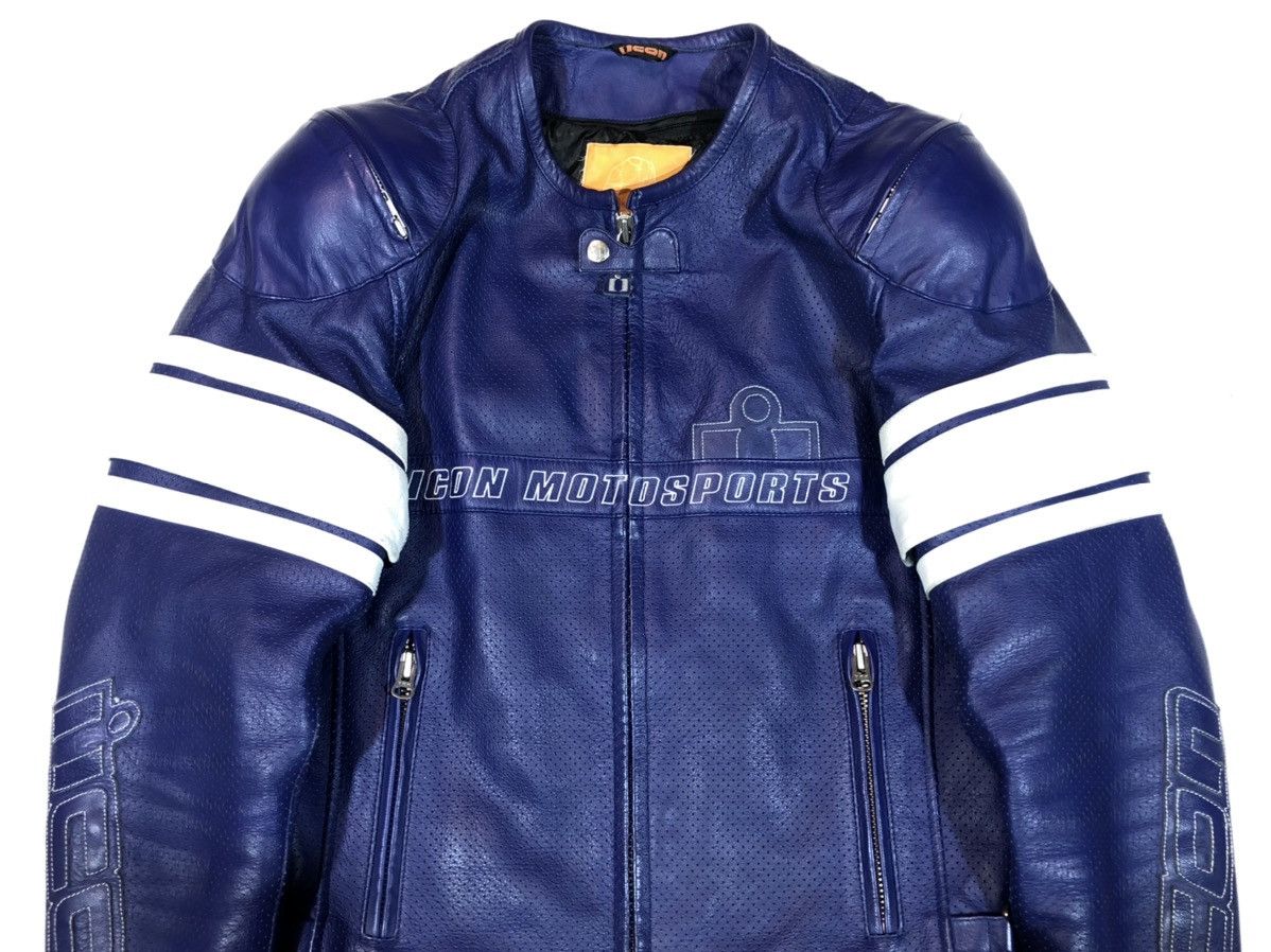 Dainese × Honda × Yamaha Icon motorcycle Leather Jacket Racing Size US M / EU 48-50 / 2 - 6 Thumbnail