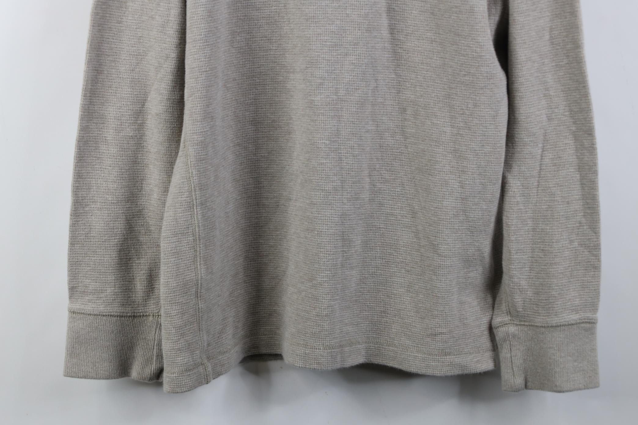 Eddie Bauer Vintage Eddie Bauer Waffle Knit long Sleeve Henley T-Shirt Size US L / EU 52-54 / 3 - 3 Thumbnail