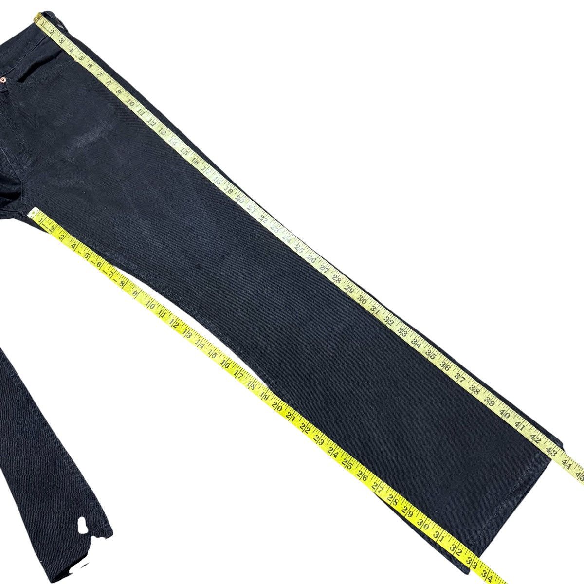 Levi's Vintage Levis 517 Black Denim Flare Jeans Hedi Slimane Size US 30 / EU 46 - 21 Thumbnail