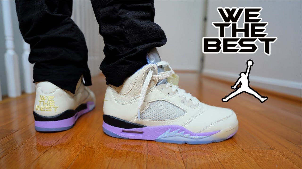 Dj Khaled × Jordan Brand DJ Khaled x Air Jordan 5 Sail Purple DV4982-175 Size US 9.5 / EU 42-43 - 8 Thumbnail
