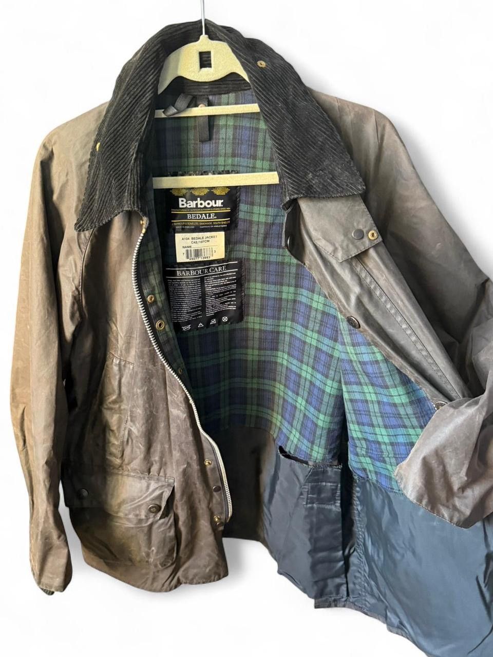 Barbour Barbour Bedale jacket in green and blue colorway Size US L / EU 52-54 / 3 - 1 Thumbnail