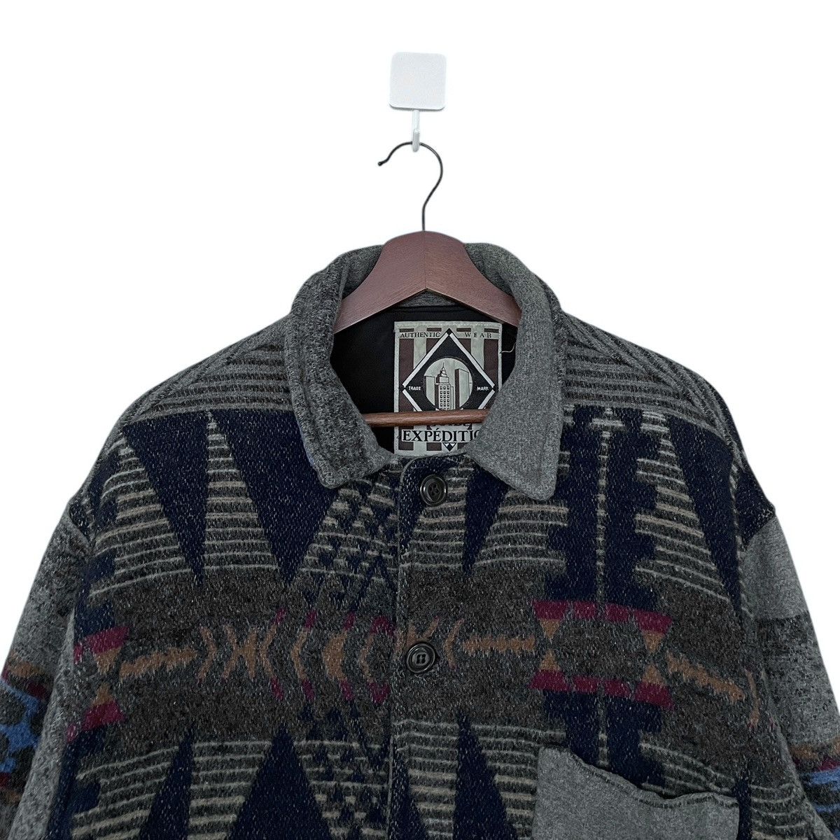 Vintage Vintage Brand Cie Expedition Wool Navajo Jacket 1990s Size US M / EU 48-50 / 2 - 7 Thumbnail