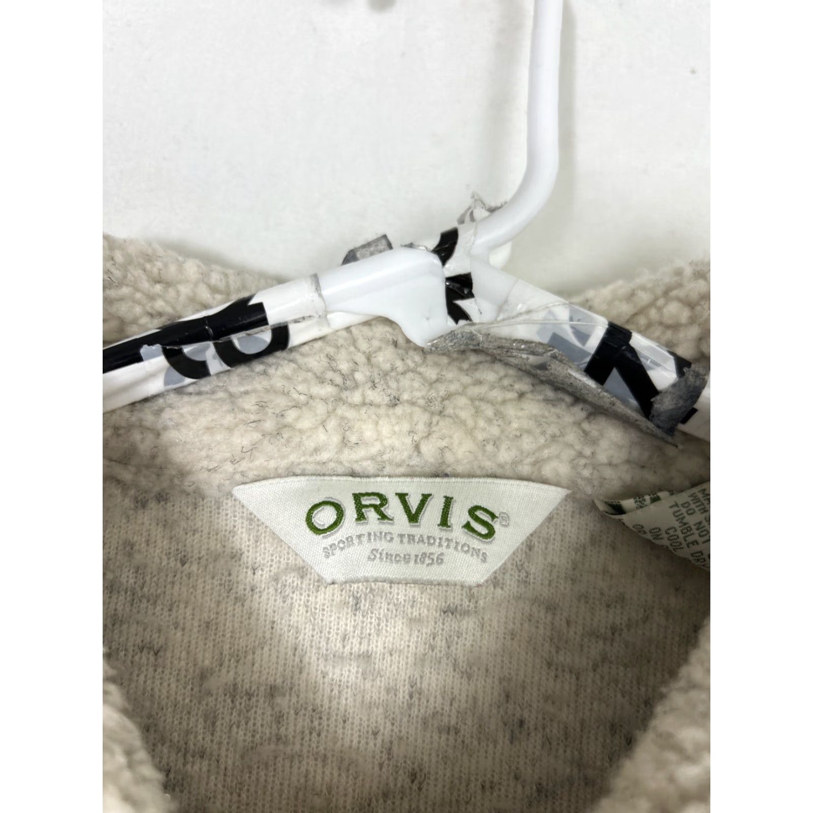 Orvis Orvis Womens Jacket L Ivory Marled Button Front With Brocade Details Stained Size L / US 10 / IT 46 - 5 Thumbnail