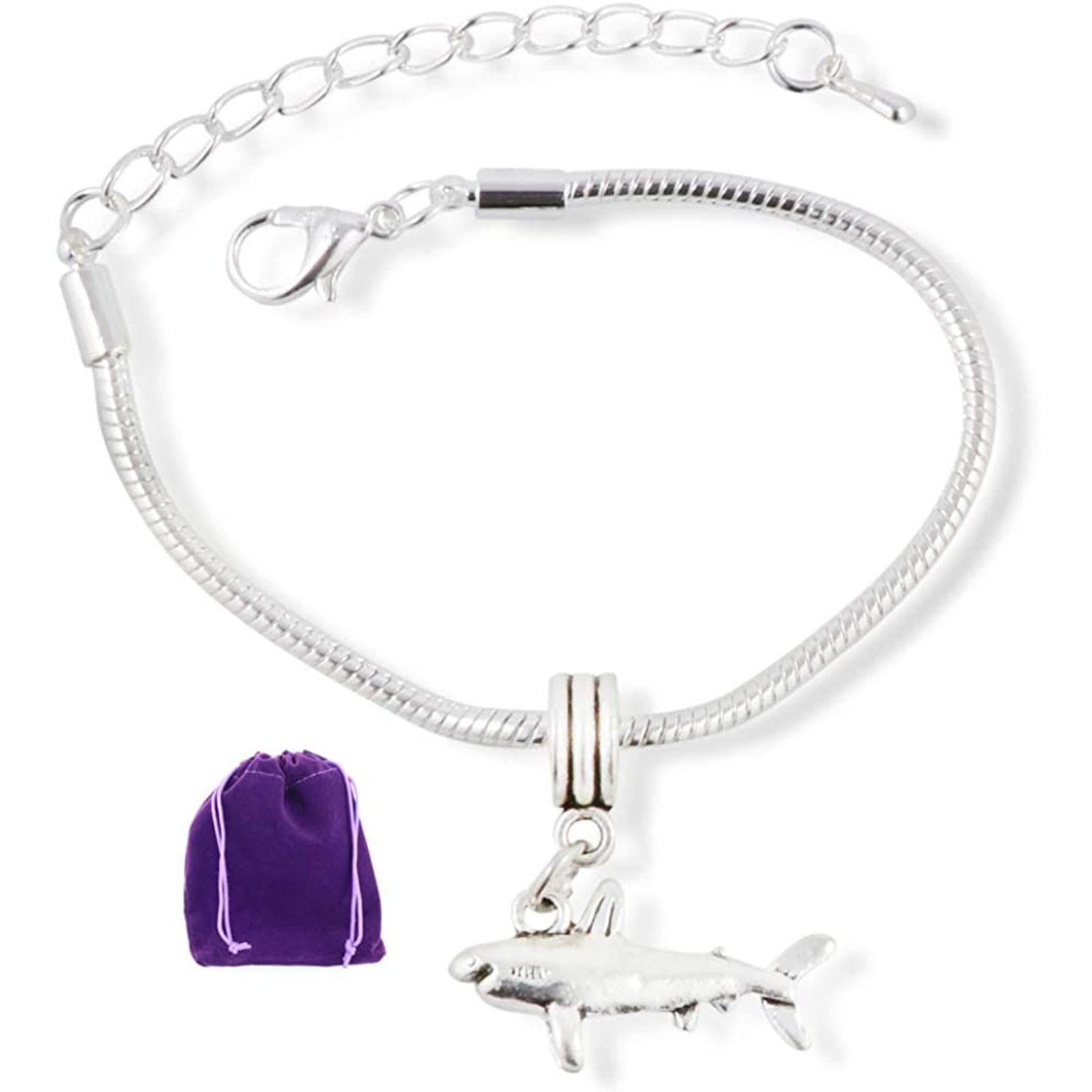 & Other Stories Shark Bracelet - Shark Snake Chain Charm Jewelry Size ONE SIZE - 1 Thumbnail