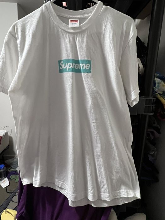 Supreme Supreme tiffany box logo t shirt bogo tee | Grailed