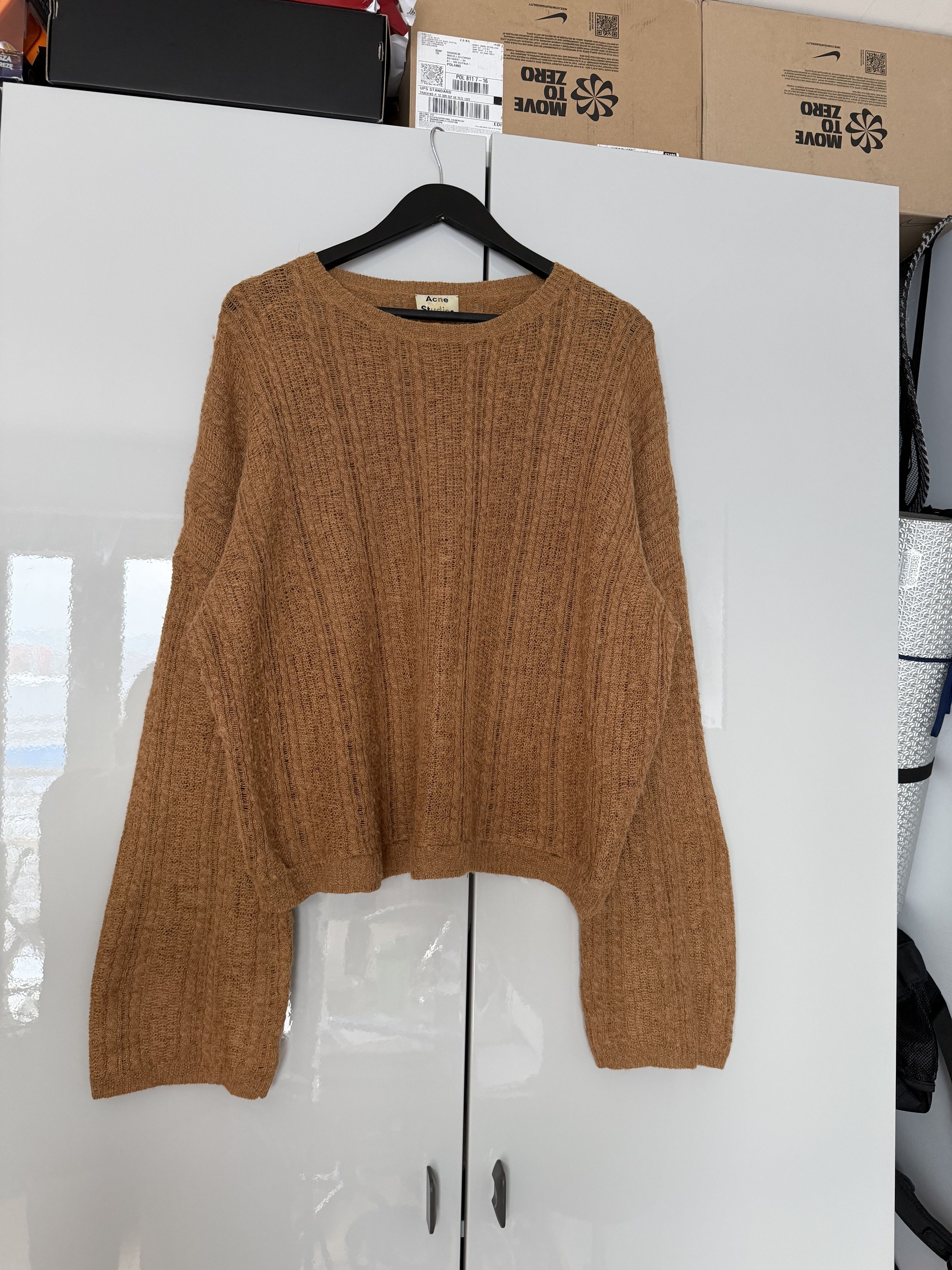 Acne Studios Acne Studios oversize sleeved woolblend sweater Size US M / EU 48-50 / 2 - 1 Thumbnail