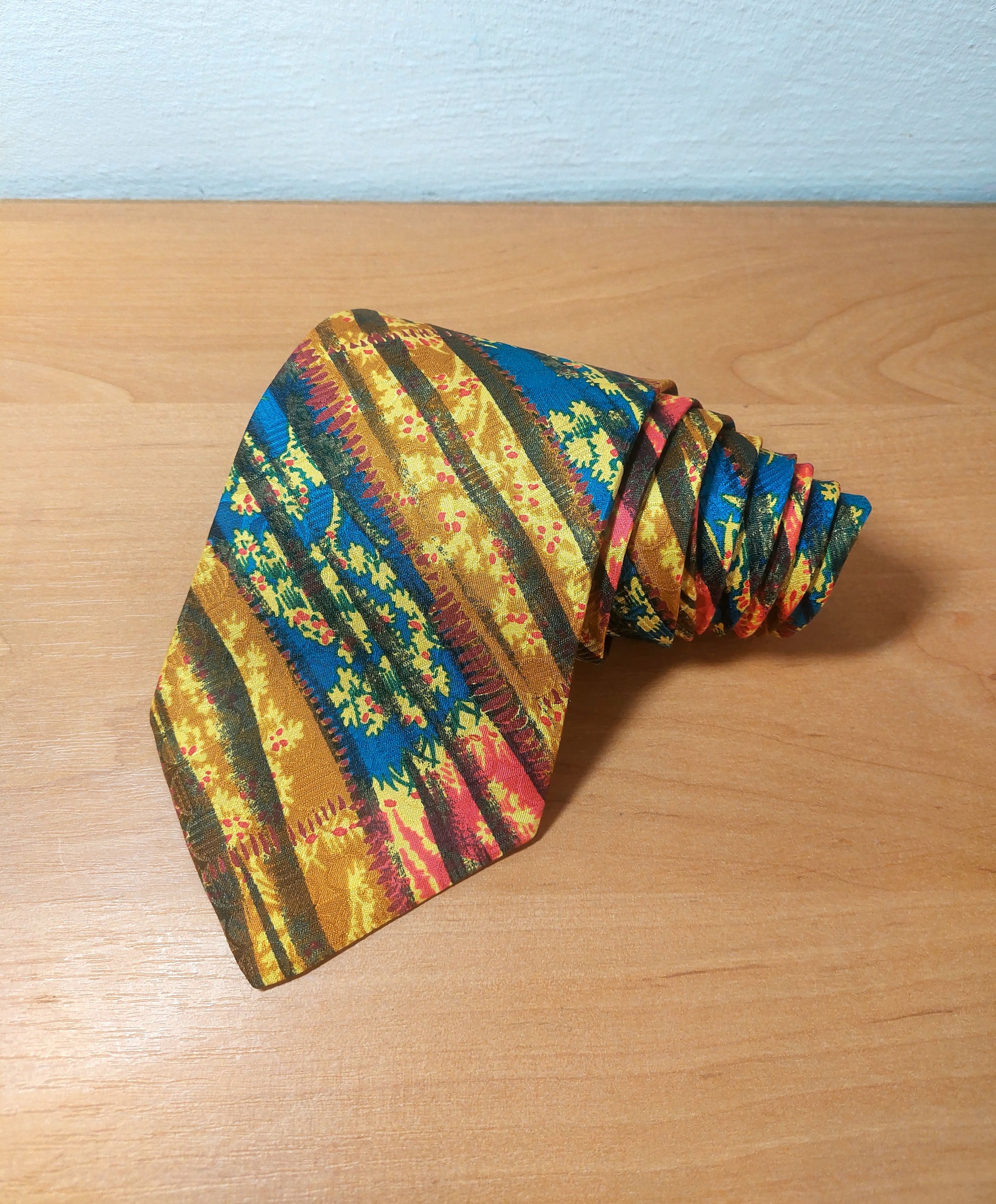 Santostefano Santostefano Italo Ferretti Silk Tie Multicolor Pattern Size ONE SIZE - 2 Thumbnail