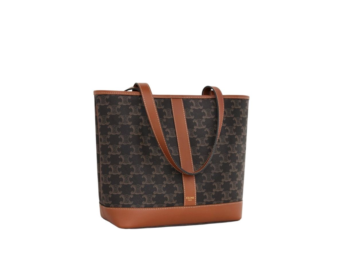 Celine o1bcso1str0725 Size : OS / 115082 Triomphe Canvas Bag in Tan Size ONE SIZE - 3 Thumbnail