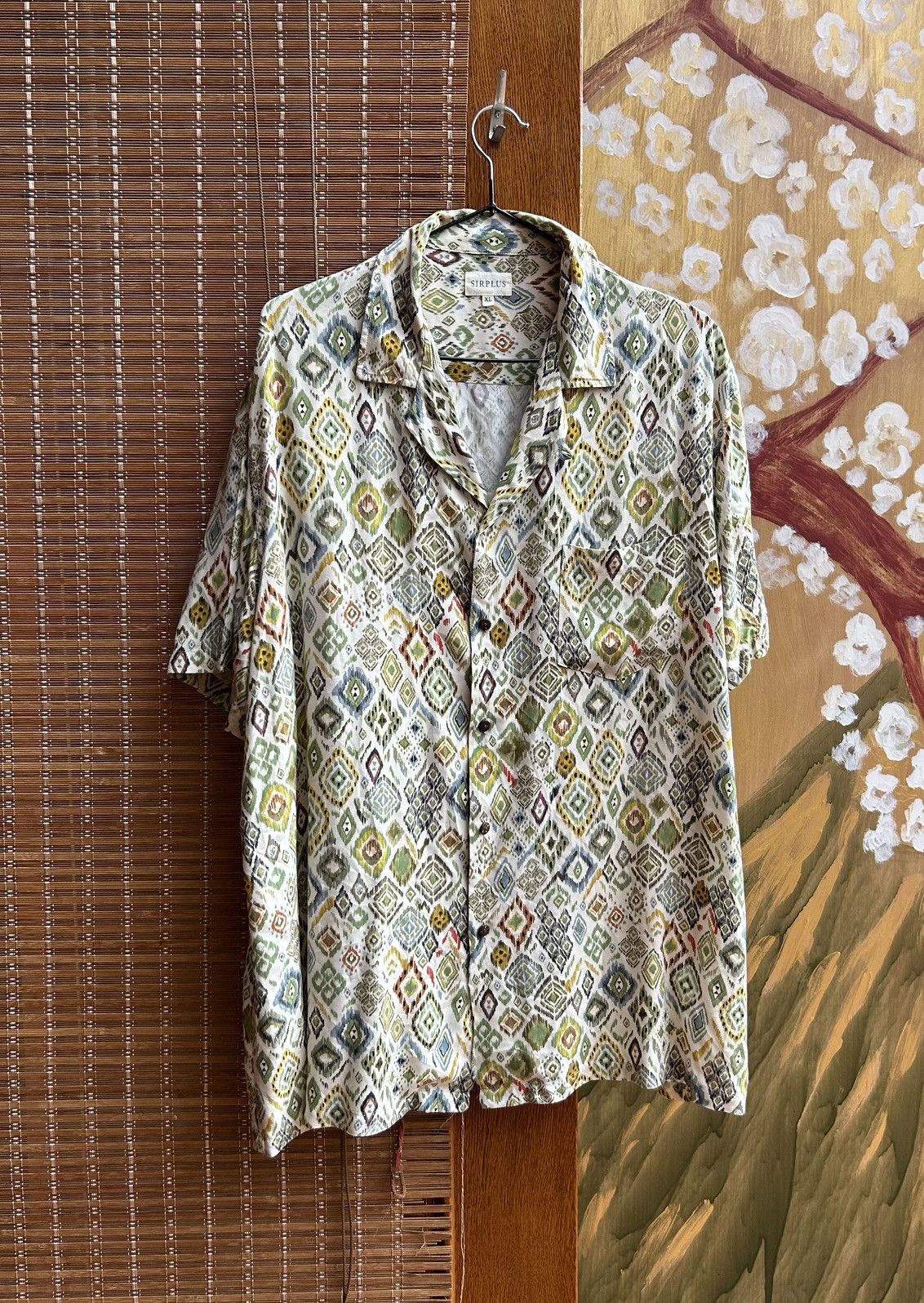 Vintage Sir Plus Viscose Cuban Shirt Printed Vacation Camp Collar Size US XL / EU 56 / 4 - 1 Thumbnail
