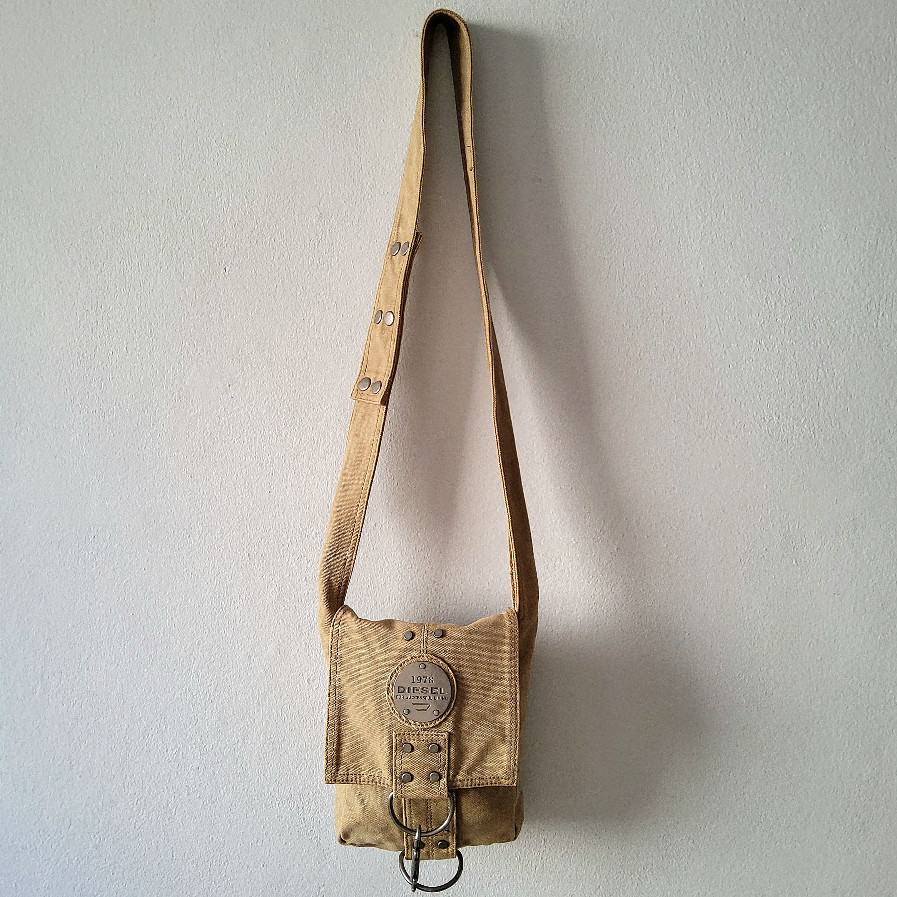 Diesel Diesel vintage y2k cargo hardware logo crossbody denim bag Size ONE SIZE - 1 Thumbnail