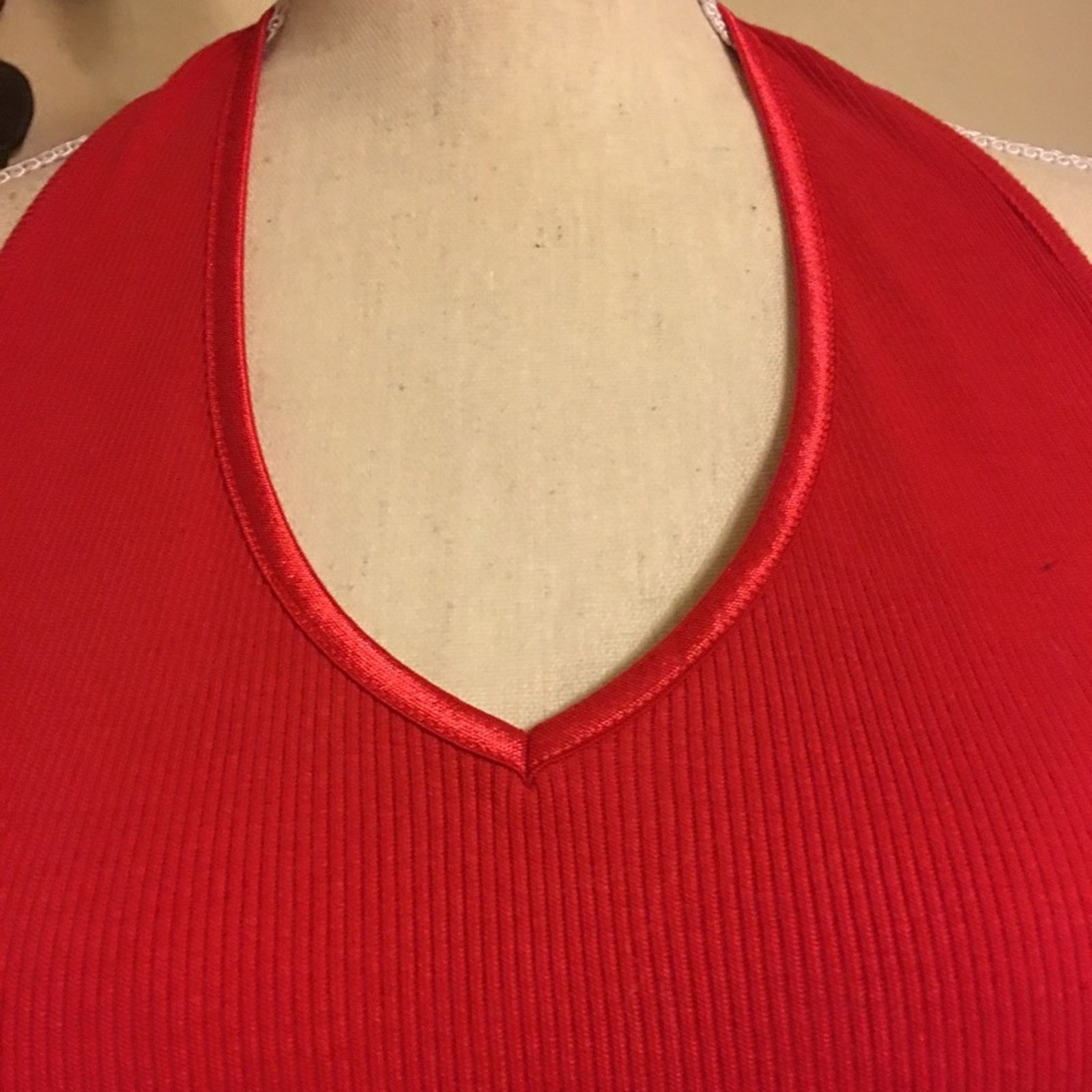 Other Spiegel classic red light rib knit halter top Size M / US 6-8 / IT 42-44 - 3 Thumbnail