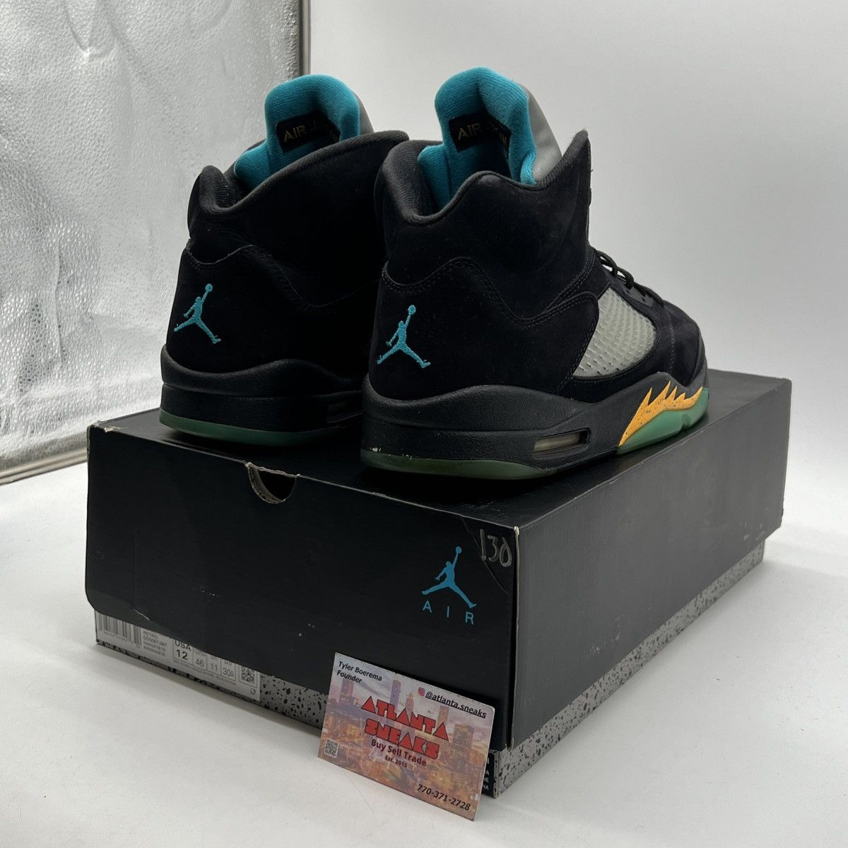 Jordan Brand Air Jordan 5 Aqua Size US 12 / EU 45 - 5 Thumbnail