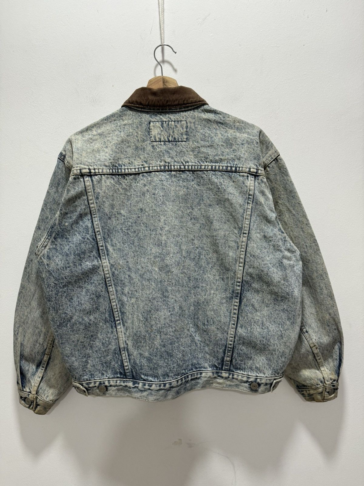 Levi's VINTAGE LEVIS ALASKA ORANGE TAB J02 ACID WASH DENIM JACKET Size US M / EU 48-50 / 2 - 10 Thumbnail