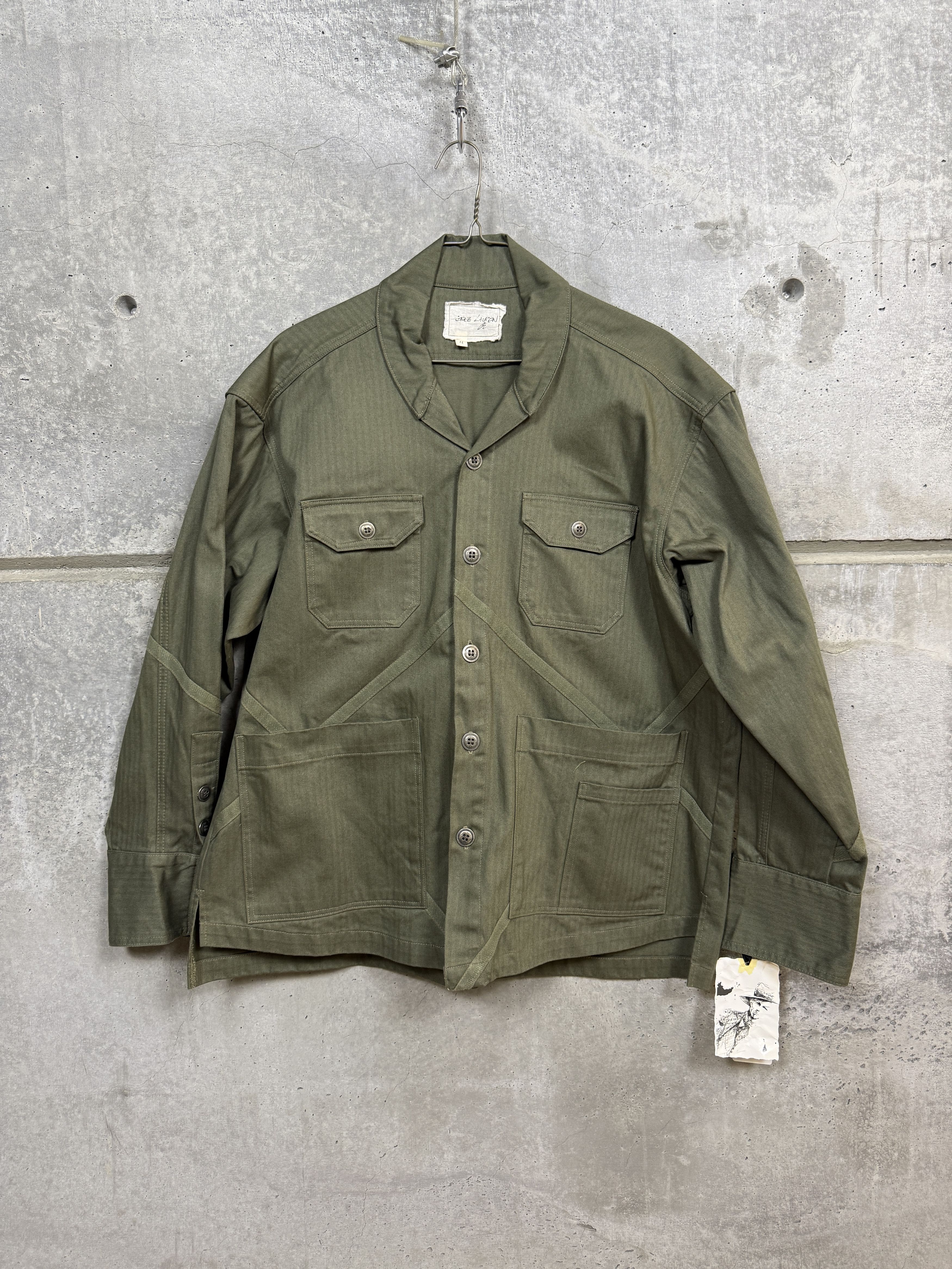 Greg Lauren $995 Greg Lauren Army Boxy Jacket Size US XL / EU 56 / 4 - 4 Thumbnail