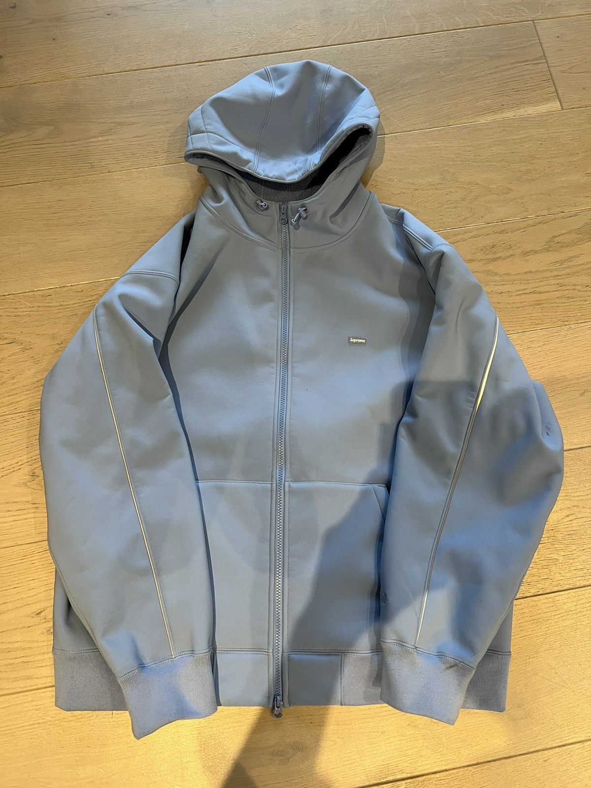 image of Baby Blue Supreme Bogo Goretex Windbreaker Hood Jacket, Men's (Size Large)