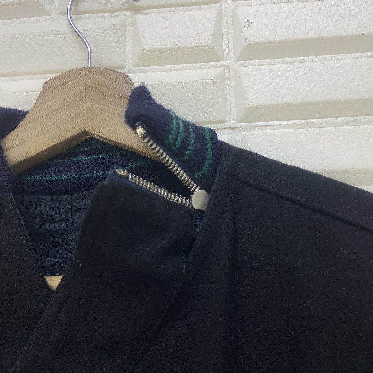 CLOSED × Marithe + Francois Girbaud Vtg Closed Marithe Francois Girbaud Wool Reversible Jacket Size US L / EU 52-54 / 3 - 18 Thumbnail