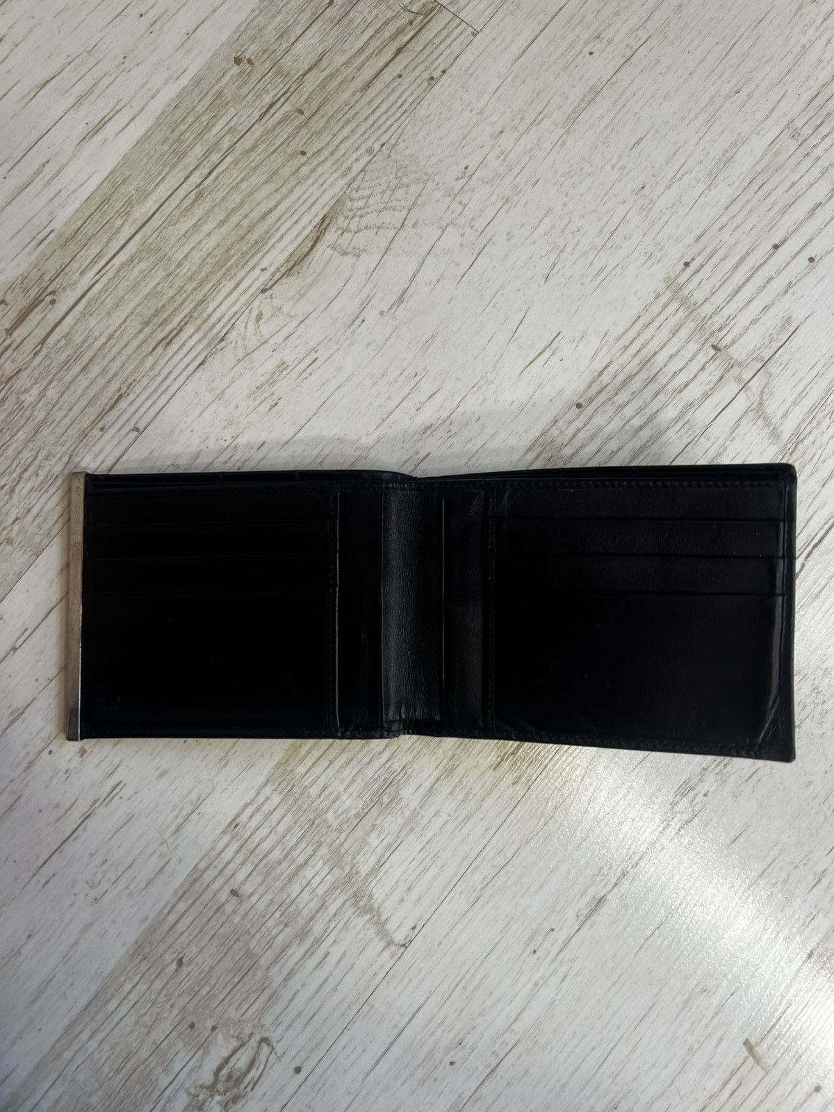 Gucci Gucci leather bifold wallet mens black Size ONE SIZE - 11 Thumbnail