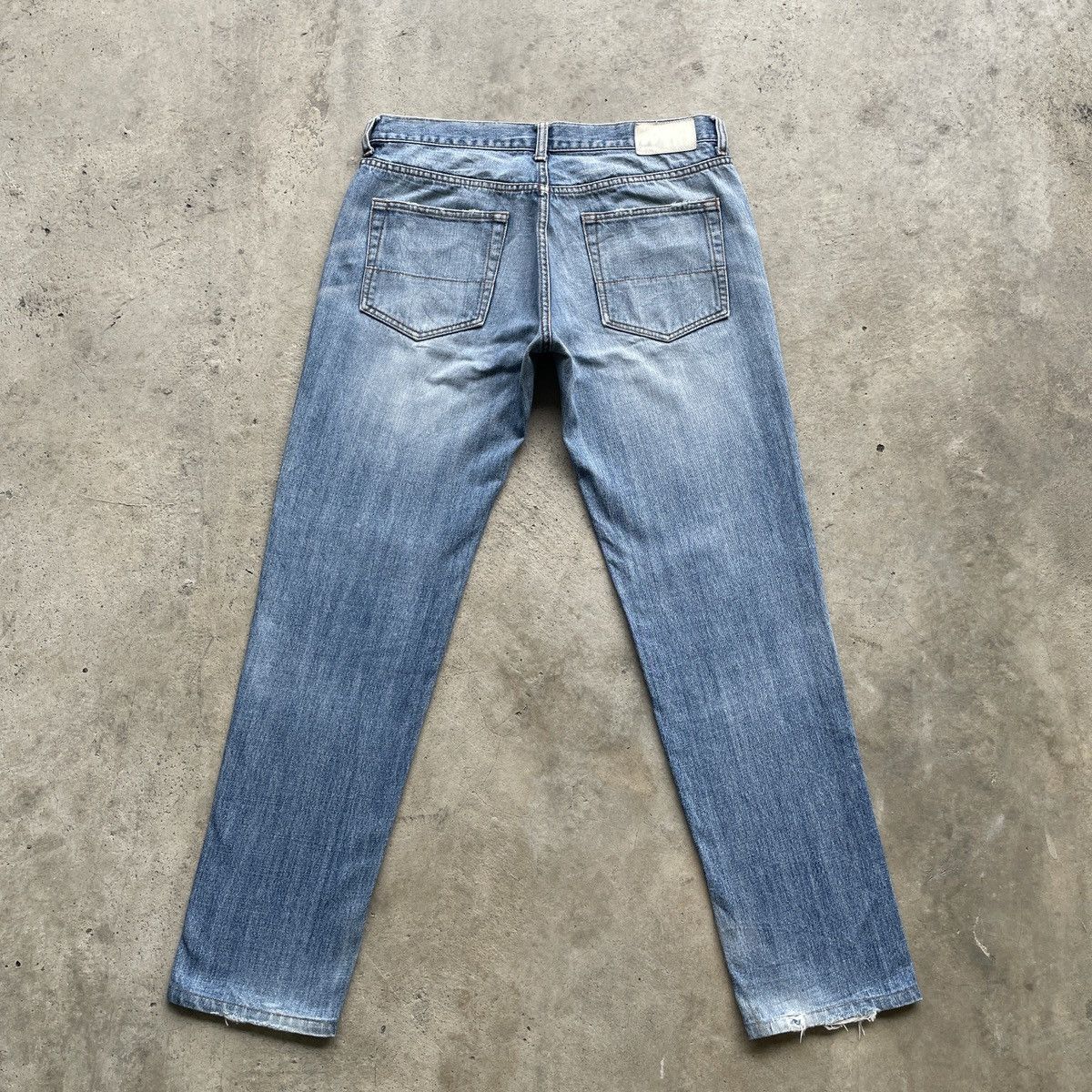 Japanese Brand × Jean W32💥 Vintage Japanese Brand Faded Wash Denim Jeans Pants Size US 32 / EU 48 - 10 Thumbnail