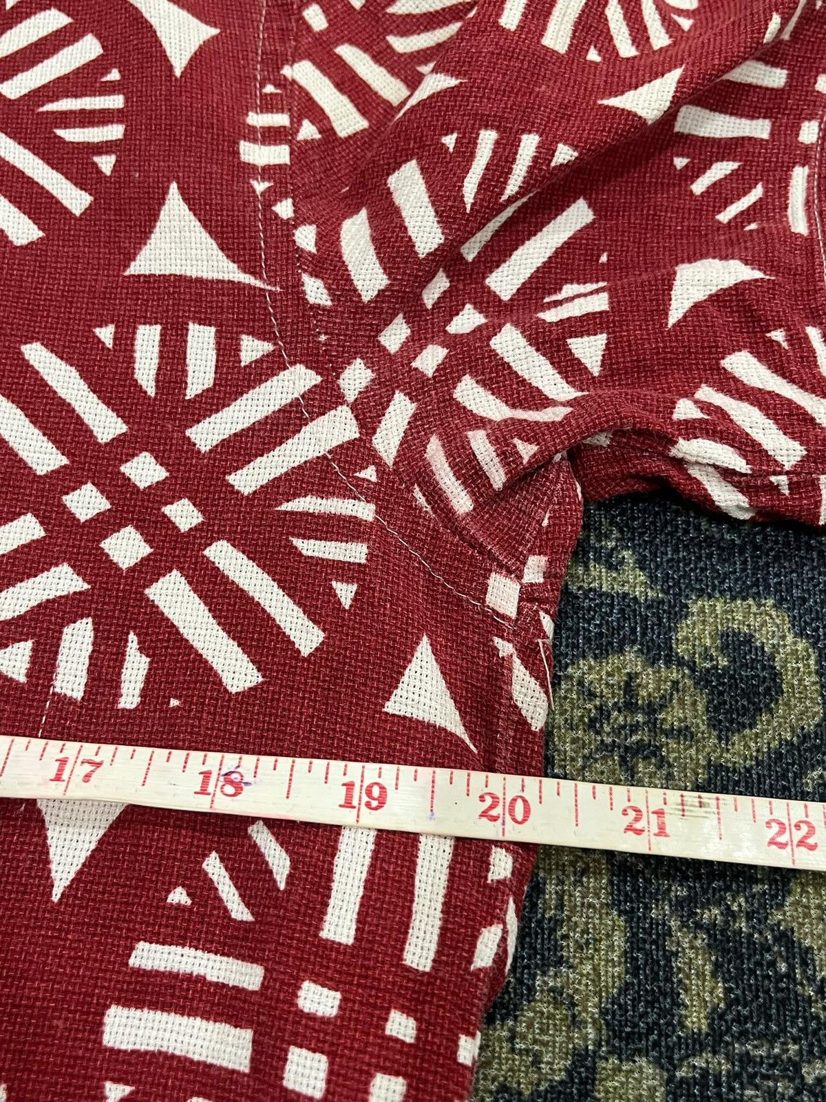 Diesel × Vintage Diesel Abstract Print Linen Blend Knit Hawaiian Shirt Size US M / EU 48-50 / 2 - 5 Thumbnail