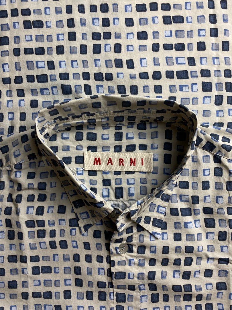Marni Marni print shirt Size US M / EU 48-50 / 2 - 1 Thumbnail