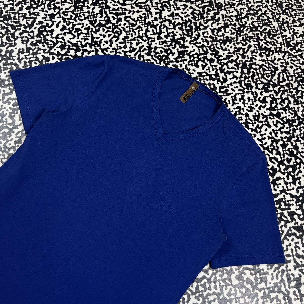 John Galliano Vintage Y2K John Galliano Luxury Casual V Neck T-shirt Size US M / EU 48-50 / 2 - 3 Thumbnail