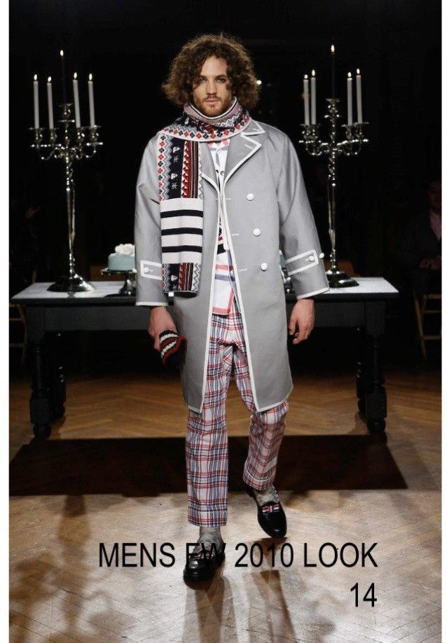 Thom Browne Thom Browne r/w/b xtreme flannel check pajama bottom 1 NWT Size US 35 - 1 Thumbnail