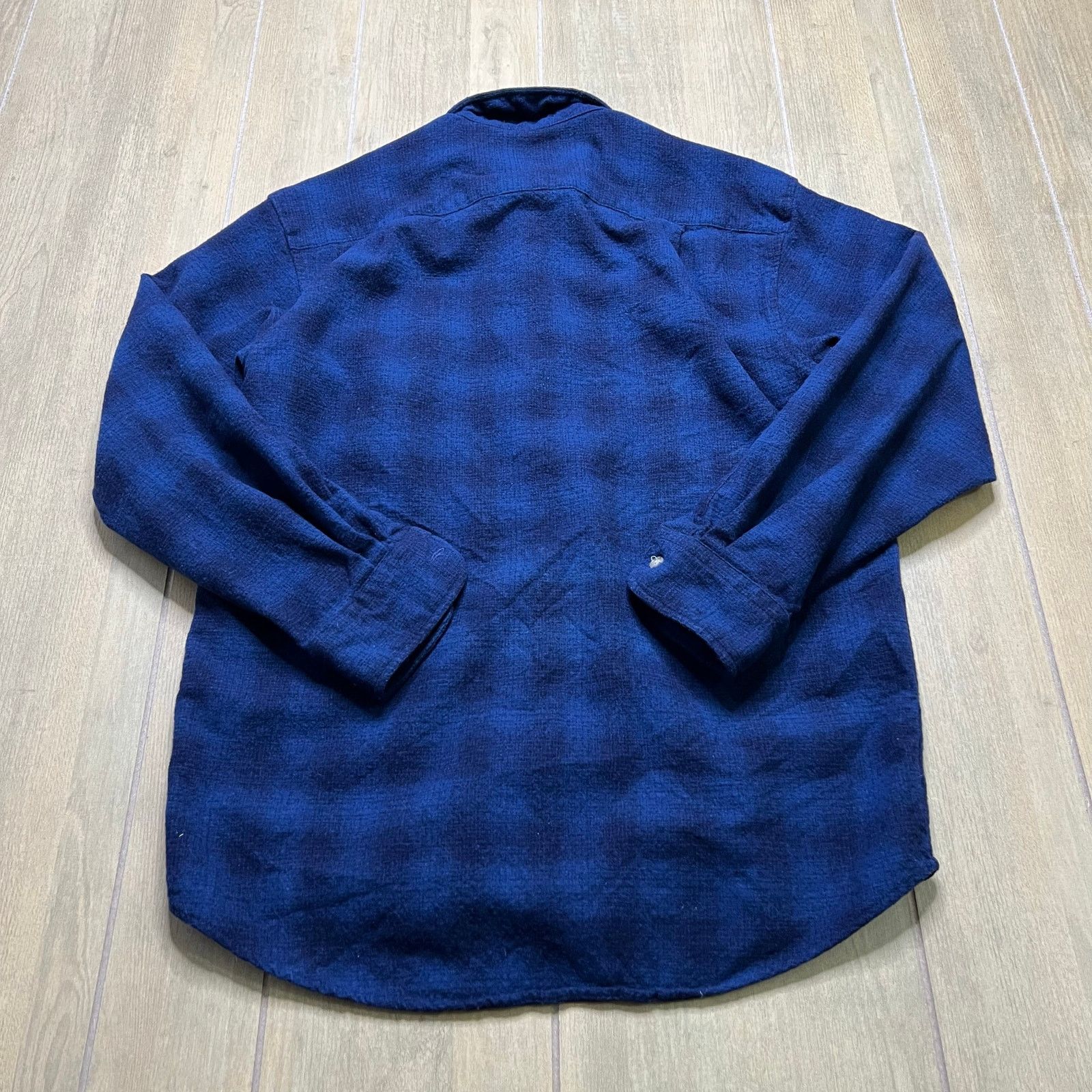 Pendleton Vintage Pendleton Wool Shirt Mens M Blue Elbow Patch Button Size US M / EU 48-50 / 2 - 2 Thumbnail
