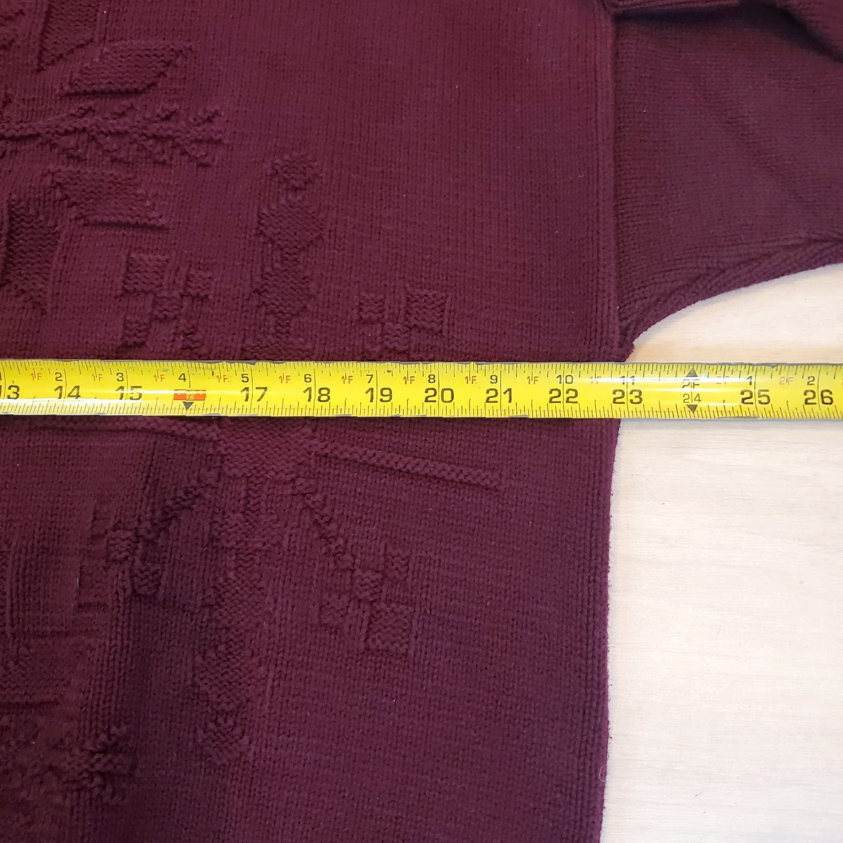 Eddie Bauer VINTAGE Eddie Bauer Sweater Mens 100% Cotton Crew Neck Red Fair Isle Snowflake Knit Pullover All Seasons 90s Classic Ski Size L Size US L / EU 52-54 / 3 - 6 Thumbnail