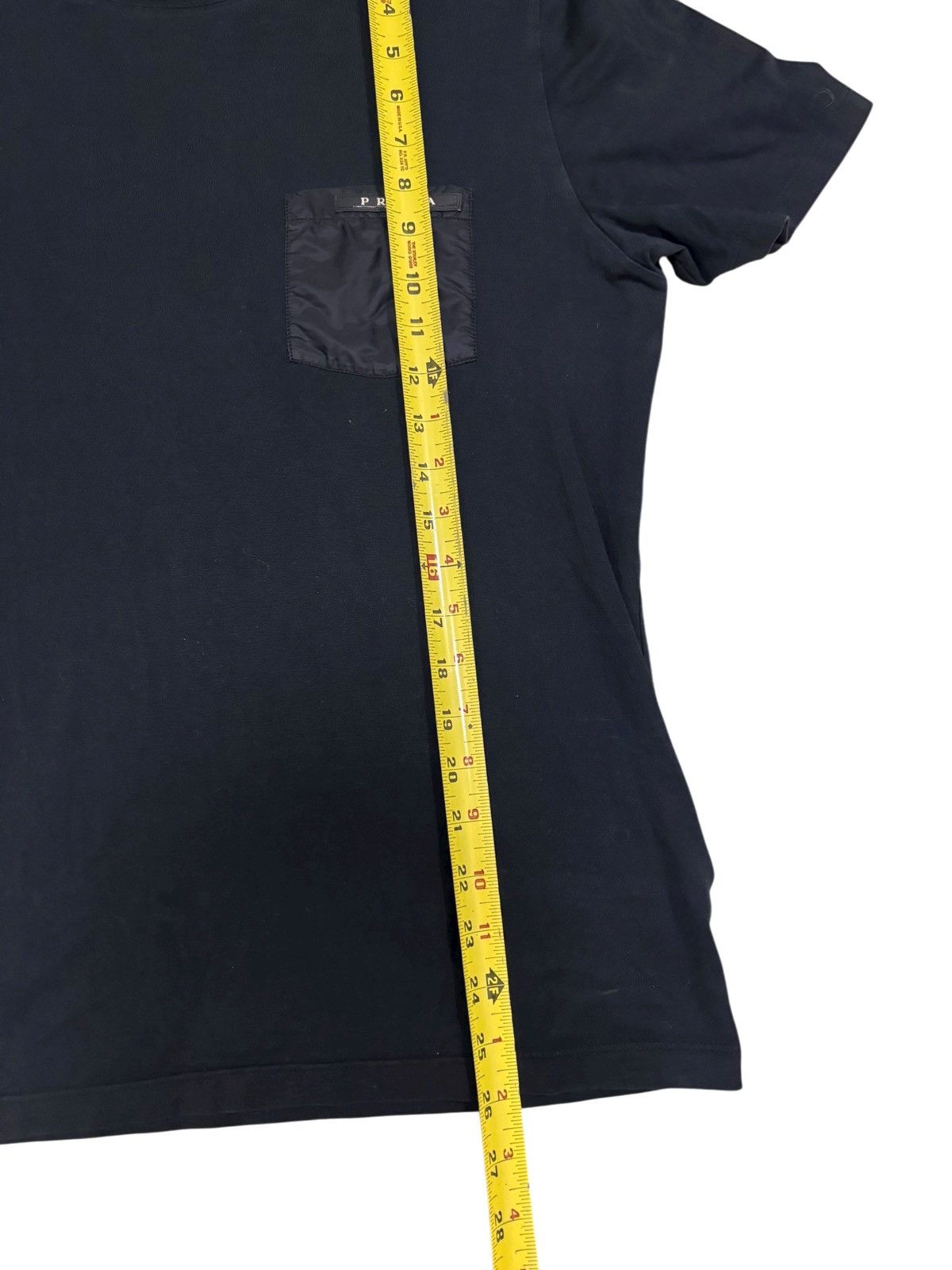 Prada Prada Nylon Pocket Tee Mens Size Medium Black Size US M / EU 48-50 / 2 - 11 Thumbnail