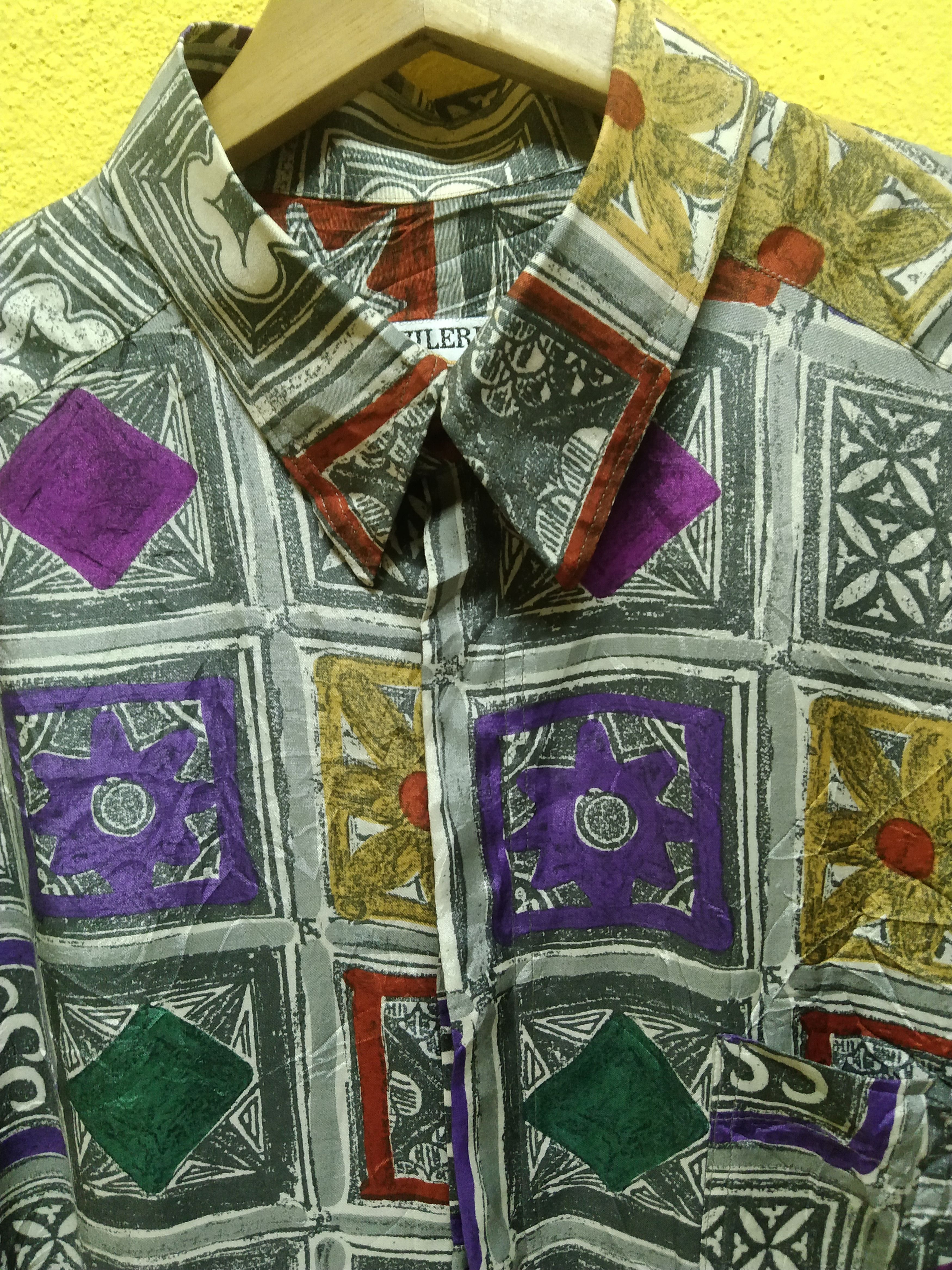 Designer × Pal Zileri × Vintage Pal Zileri Silk Shirt Size US XL / EU 56 / 4 - 6 Thumbnail